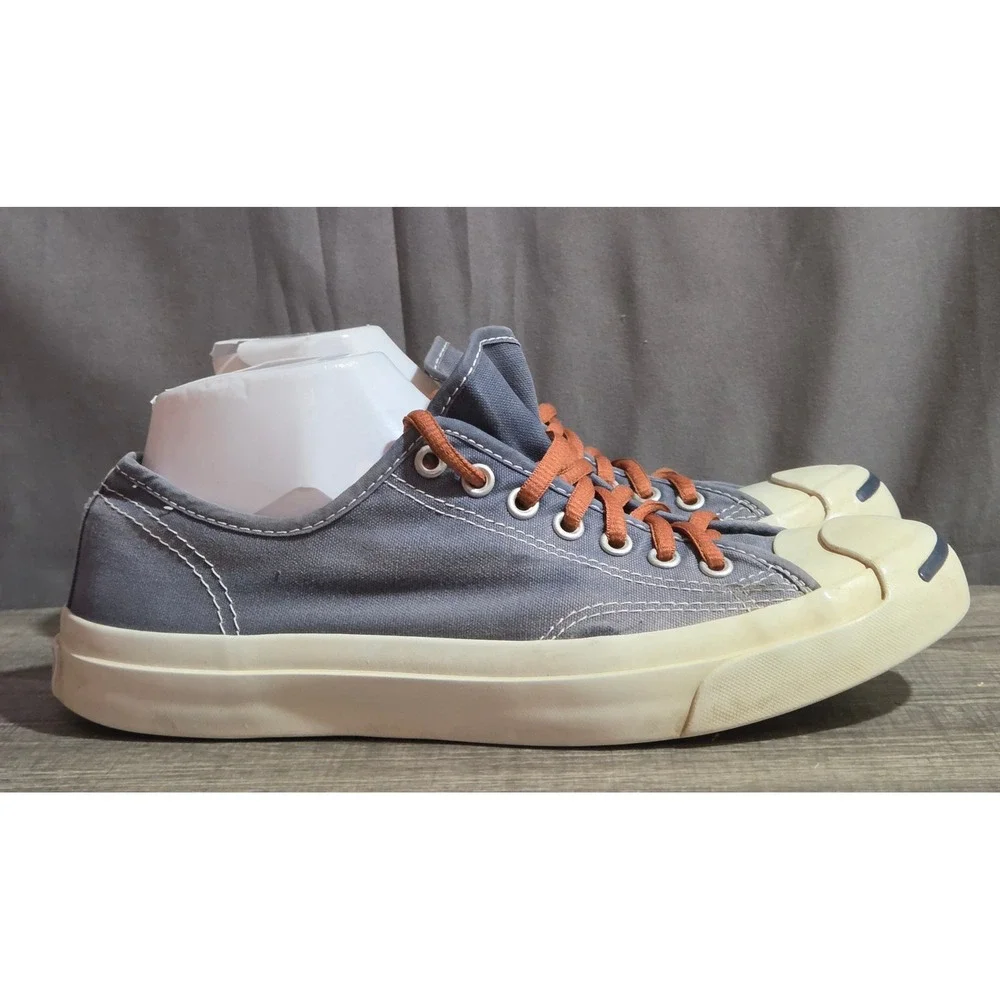 Converse Jack Purcell Canvas Lace Up Sneakers Womens 9.5 Mens 8 Blue